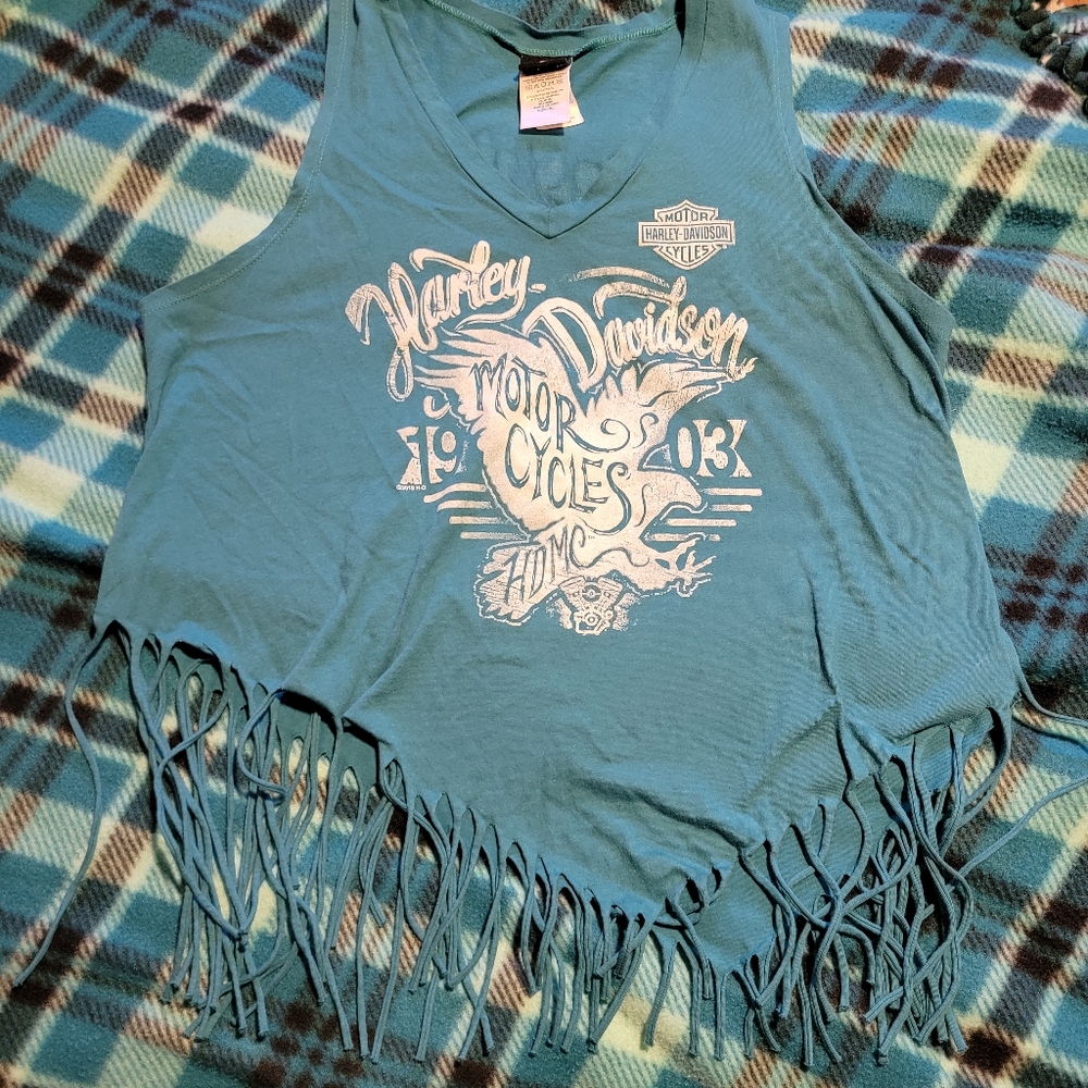 Harley Davidson fringe tank
